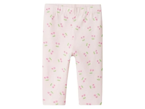 Lyserøde capri leggings med print af små kirsebær fra Name It 13228154 ballerina cherries